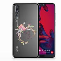 Huawei P20 Pro Telefoonhoesje met Naam Boho Text - thumbnail