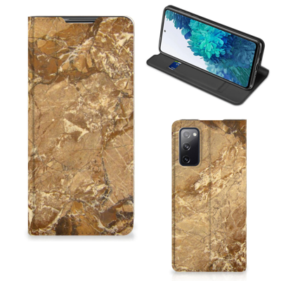 Samsung Galaxy S20 FE Standcase Marmer Creme Samsung Galaxy S20 FE Standcase Marmer Creme