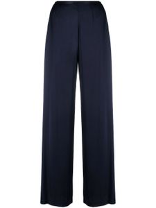 Forte Forte pantalon palazzo en soie - Bleu