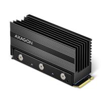 Axagon CLR-M2XL koelsysteem voor computers M.2 NVMe SSD Koelplaat/radiatoren Zwart 1 stuk(s) - thumbnail