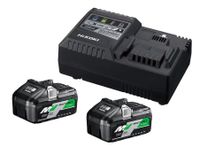 Hikoki BoosterPack - 2 x BSL36B18 Multivolt Accu 36V 4.0Ah/ 18V 8,0Ah Li-Ion + UC18YSL3 Snellader - UC18YSL3WB2