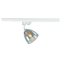 SLV PARA CONE GL/spot, 3-fasen systeemlamp, LED-spot, plafondspot, railsysteem, binnenverlichting / GU10 25W wit