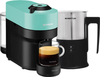 Krups Nespresso Vertuo Pop XN9204 Aqua Mint + melkopschuimer