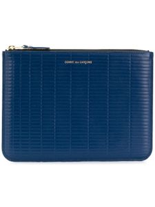 Comme Des Garçons Wallet porte-monnaie zippé - Bleu