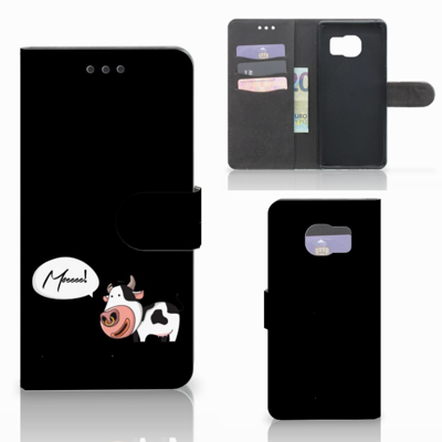 Samsung Galaxy S7 Edge Leuk Hoesje Cow Samsung Galaxy S7 Edge Leuk Hoesje Cow