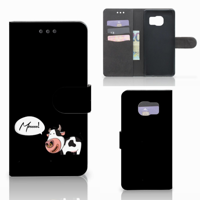 Samsung Galaxy S7 Edge Leuk Hoesje Cow