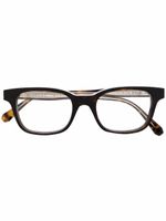 OMEGA EYEWEAR lunettes de vue à monture effet écaille de tortue - Marron