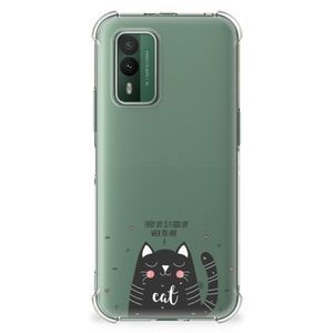 Nokia XR21 Stevig Bumper Hoesje Cat Good Day