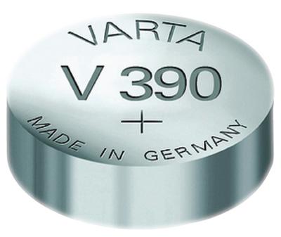 Varta Knoopcel 390 1.55 V 1 stuk(s) 59 mAh Zilveroxide SILVER Coin V390/SR54 Bli 1
