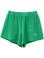 Sporty & Rich short en éponge à logo brodé - Vert