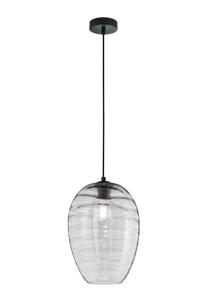 Fischer & Honsel Glazen hanglamp Gordes Ø 23cm 60755