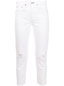 rag & bone jean Rosa à taille mi-haute - Blanc