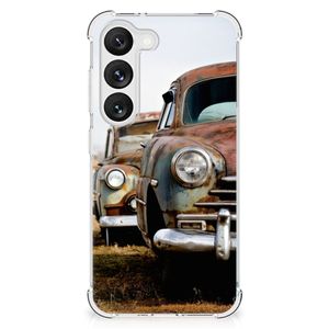 Samsung Galaxy S23 Anti-shock Hoesje met foto Vintage Auto