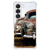 Samsung Galaxy S23 Anti-shock Hoesje met foto Vintage Auto - thumbnail