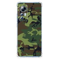 Xiaomi 12 Lite Doorzichtige Silicone Hoesje Army Dark