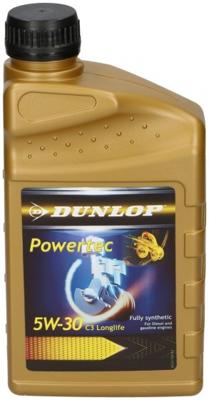 Dunlop motorolie synthetisch Powertec 5W 30 C3 Longlife 1 liter Dunlop motorolie synthetisch Powertec 5W 30 C3 Longlife 1 liter
