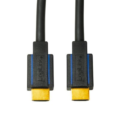 LogiLink CHB004 HDMI-kabel HDMI Aansluitkabel HDMI-A-stekker, HDMI-A-stekker 1.80 m Zwart 4K UHD