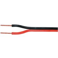 Valueline 2x 1.50 mm², 100m audio kabel Zwart, Rood - thumbnail