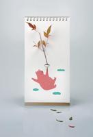 PLAYABLE ART Flip Vaas - Tafelblad Notebook-stijl vaas voor bloemen en kunst - verandering door 7 unieke tekeningen die bij uw stemming passen - Ontworpen door Spextrum (Character)