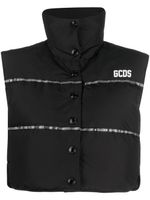 GCDS gilet matelassé Bling - Noir