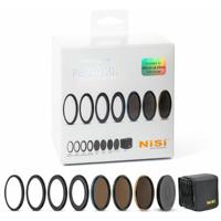 NiSi Swift FS ND filterkit voor 40,5 mm / 43 mm / 46 mm / 49 mm (inclusief Swift ND0.9, ND1.8, ND3.0, adapterring, lensdop en filtertas)