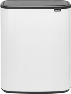 Brabantia Bo Touch Bin 2 x 30 Liter White