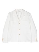 Emporio Armani Kids blazer à boutonnière - Blanc