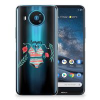 Nokia 8.3 Telefoonhoesje met Naam Boho Summer