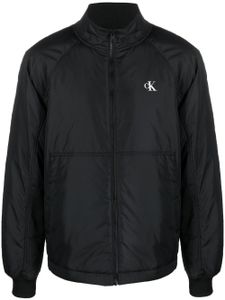 Calvin Klein Jeans veste bomber à logo imprimé - Noir