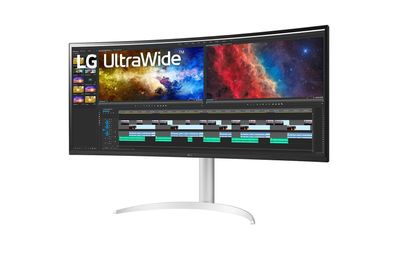 LG Electronics 38BQ85C-W LED-monitor Energielabel F (A - G) 95.3 cm (37.5 inch) 3840 x 1600 Pixel 21:9 5 ms DisplayPort IPS LCD