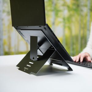 R-Go Tools R-Go Riser Flexible Laptopstandaard, verstelbaar, zwart