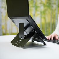 R-Go Tools R-Go Riser Flexible Laptopstandaard, verstelbaar, zwart - thumbnail