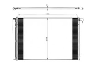 Condensor, airconditioning 350082