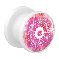 Tunnel met Mandala-design Acryl Tunnels & Plugs