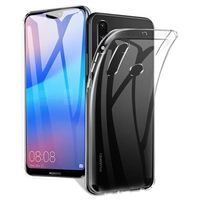 Antislip Huawei P30 Lite TPU Hoesje - Doorzichtig - thumbnail