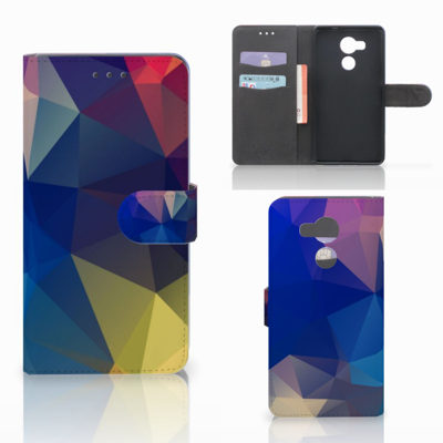 Huawei Mate 8 Bookcase Polygon Dark