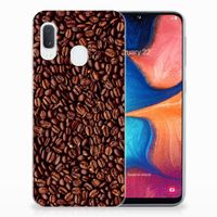 Samsung Galaxy A20e Siliconen Case Koffiebonen