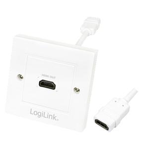 LogiLink AH0014 HDMI Adapter [1x HDMI-bus - 1x HDMI-bus] Wit