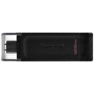 Kingston DataTraveler 70 USB-stick Retail 128 GB Zwart DT70/128GB USB-C