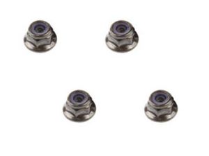 Flange Lock Nut M4 Black (4pcs) (AR708001)