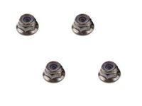 Flange Lock Nut M4 Black (4pcs) (AR708001) - thumbnail