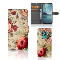 Hoesje voor Nokia 3.4 Bloemen - thumbnail