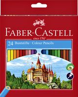 Kleurpotloden Faber-Castell set ÃƒÆ' 24 stuks assorti - thumbnail