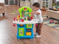 Step2 Speelgoedkeuken Little Cooks Kitchen 86 cm blauw