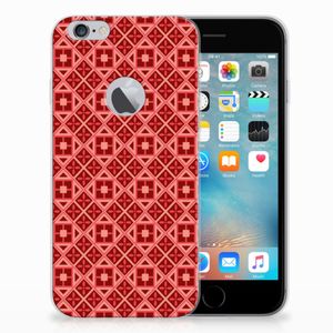 Apple iPhone 6 Plus | 6s Plus TPU bumper Batik Rood