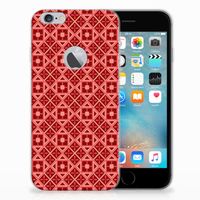 Apple iPhone 6 Plus | 6s Plus TPU bumper Batik Rood - thumbnail