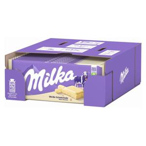 Milka - Witte Chocolade - 22x 100g