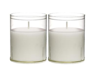 Bolsius Kaarsen Sparkle Light Transparant 2 Stuks