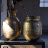 Dutchbone Vaas Baha 30cm - Brass