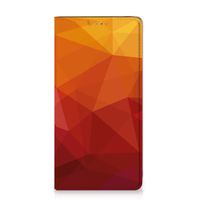 Stand Case voor Samsung Galaxy A51 Polygon Red